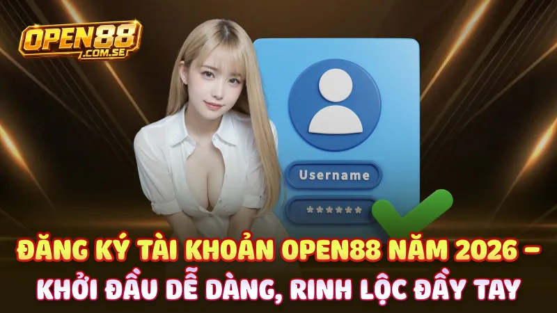 Đăng ký tài khoản Open88 năm 2026 – Khởi đầu dễ dàng, rinh lộc đầy tay