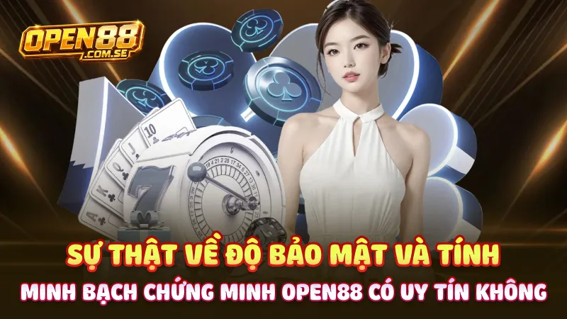 Sự thật về độ bảo mật và tính minh bạch chứng minh open88 có uy tín không