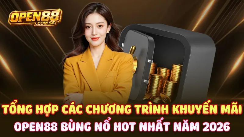 Tổng hợp các chương trình khuyến mãi Open88 bùng nổ hot nhất năm 2026
